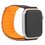Ремешок uBear для Apple Watch 42/ 44/ 45/ 49mm черный/оранжевый