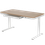 Computer desk KEYRON Alcor 140 beige/white