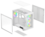 Корпус Ocypus Iota C70 Curve ARGB [Iota-C70-WHD400CD-GL] белый