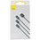 Кабель Baseus Lightning 8-pin, micro USB-B, USB Type-C - USB Type-A синий 1.5 м