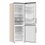 Холодильник с морозильником   Haier C4F637CCRGU1 бежевый