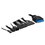 Корпус 1STPLAYER FIREBASE X4-M [X4-M-BK-2F1P-1F1] черный