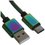 Кабель DEXP USB Type-C - USB Type-A разноцветный