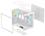 Корпус Ocypus Iota C50 Curve ARGB [Iota-C50-WHD300CD-GL] белый