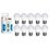 Комплект светодиодных ламп ЭРА LED P45-5W-840-E27
