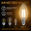 Комплект филаментных ламп Gauss Filament Crystal 103801109