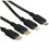 Кабель Baseus Lightning 8-pin, micro USB-B, USB Type-C - USB Type-C черный 1.5 м