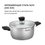 Кастрюля Rondell Strike Grey Ultra RDS-1949 4.8 л 24 см серебристый
