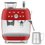Кофеварка рожковая Smeg EGF03RDEU красный