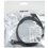 Cable DEXP USB Type-A - USB Type-A black 1 m