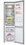 Холодильник с морозильником   LG GC-B509SMSM серебристый
