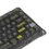 Клавиатура  проводная + беспроводная GravaStar Mercury K1 Transparent Black цвет черный