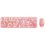 Keyboard and mouse Wireless   AULA AC306 pink