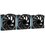 Комплект вентиляторов LIAN LI UNI FAN TL LCD WIRELESS 120-3 [G99.12TLLCD1W3B.R0] черный
