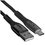 Кабель KEYRON micro USB-B - USB Type-A черный 1.5 м