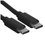 Кабель Aceline USB Type-C - USB Type-C черный 2 м
