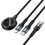 Kabel Hoco Lightning 8-pin, USB Type-C - USB Type-C qora