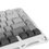 Клавиатура  проводная + беспроводная GravaStar Mercury K1 Gradient White цвет белый