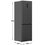 Refrigerator with freezer   Eigen Stark-RF22 silver