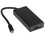 Переходник однонаправленный Ugreen mini DisplayPort - HDMI+VGA+DVI-D, 0.13 м