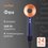Hair dryer Aceline Super Hair Dryer blue/golden