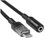 Кабель   Hoco USB Type-C - jack 3.5 мм черный