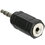 Адаптер   Aceline jack 3.5 мм - jack 2.5 мм черный