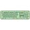 Keyboard and mouse Wireless   DEXP Green Candy green