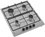 Газовая варочная поверхность Bosch PBP6B5B80