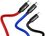 Кабель Baseus Lightning 8-pin, micro USB-B, USB Type-C - USB Type-A черный 0.3 м