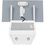 Вытяжка наклонная KRONA GABRIELE 600 white PB белый
