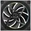 Вентилятор DEEPCOOL FL14 [R-FL14-BKAPN1-G] черный