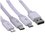 Кабель Baseus Lightning 8-pin, micro USB-B, USB Type-C - USB Type-A фиолетовый