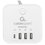 Сетевой фильтр Cablexpert CUBE-3-CU3-W-1.5 белый