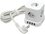 Сетевой фильтр Cablexpert TWR-5-U4-W-3 белый