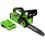 Аккумуляторная цепная пила GreenWorks G40CS30IIK2  шина - 30 см (12")