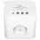 Сетевой фильтр Cablexpert CUBE-3-CU3-W-1.5 белый