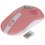 Мышь+коврик беспроводная DEXP WM-201WU Unicorn  розовый