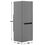 Холодильник с морозильником   Indesit DS 4160 G серебристый