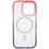 Накладка  uBear Fusion Mag Case для Apple iPhone 16 Pro синий/прозрачный, розовый