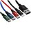 Кабель Baseus Lightning 8-pin, micro USB-B, USB Type-C - USB Type-A черный 1.2 м