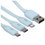 Кабель Baseus Lightning 8-pin, micro USB-B, USB Type-C - USB Type-A голубой