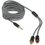 Кабель   DEXP jack 3.5 мм - 2RCA черный