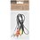 Cable   Aceline 3RCA - 3RCA black