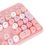 Keyboard and mouse Wireless   AULA AC306 pink