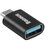 Переходник Baseus USB Type-C - USB Type-A черный