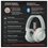 Wireless/wired headphones A4Tech MH390 white 2023