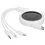 Кабель Baseus Lightning 8-pin, micro USB-B, USB Type-C - USB Type-C белый 1.1 м