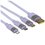 Кабель Baseus Lightning 8-pin, micro USB-B, USB Type-C - USB Type-A фиолетовый 1.5 м