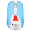 Мышь беспроводная DEXP WM-311WU Christmas bear  синий